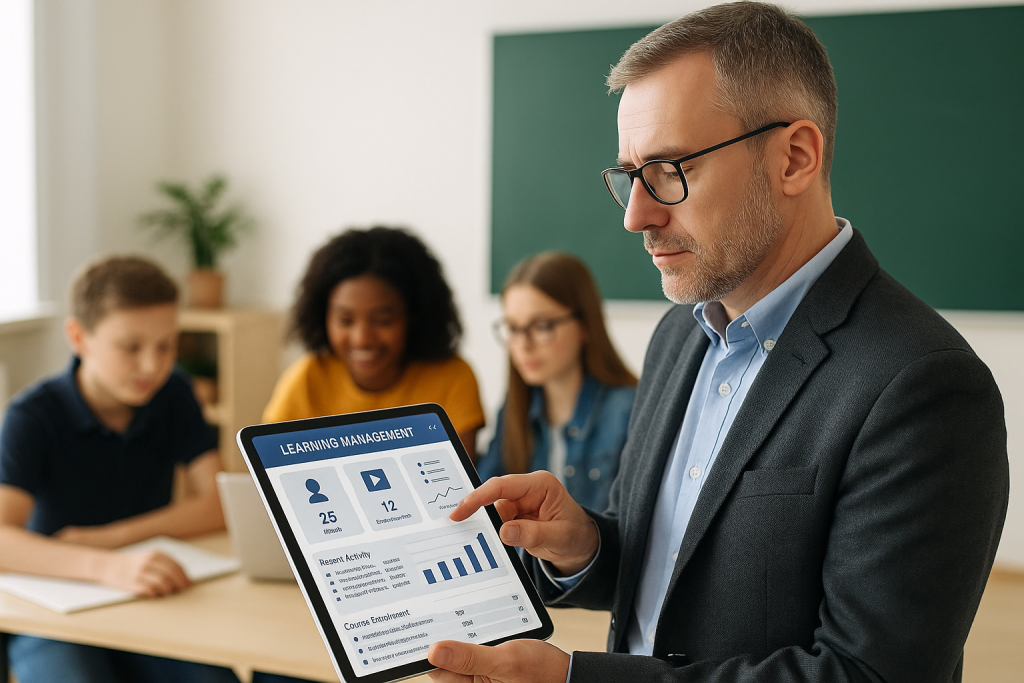 Learning Management System for School