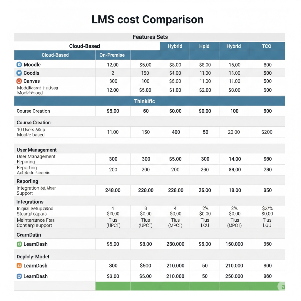 learning management system cost